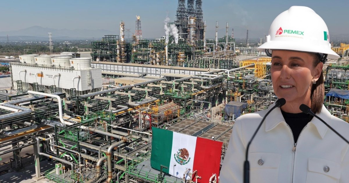 Sheinbaum: México ya refina 80% de la gasolina que consume