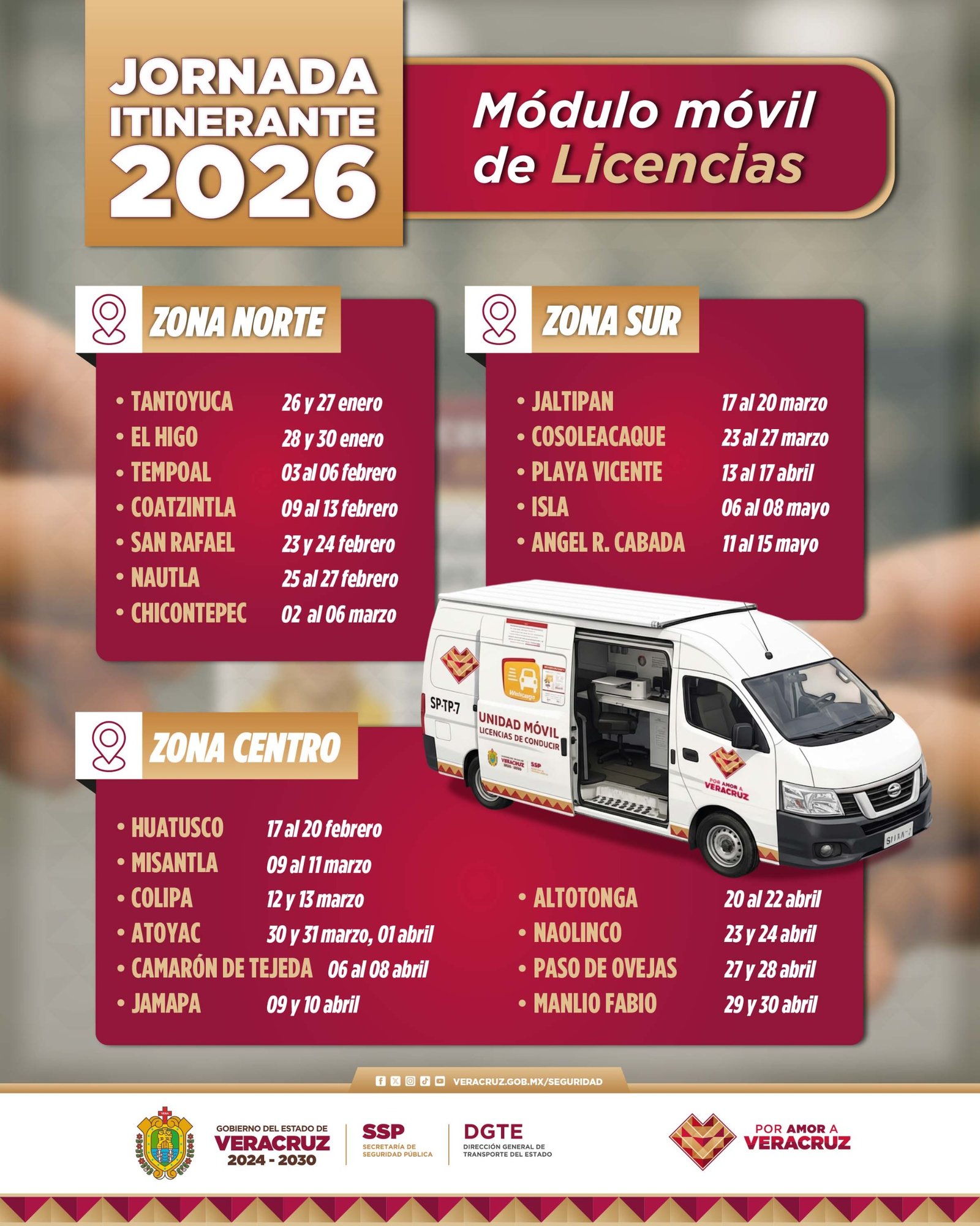 Inicia Jornada Itinerante del Módulo Móvil de Licencias