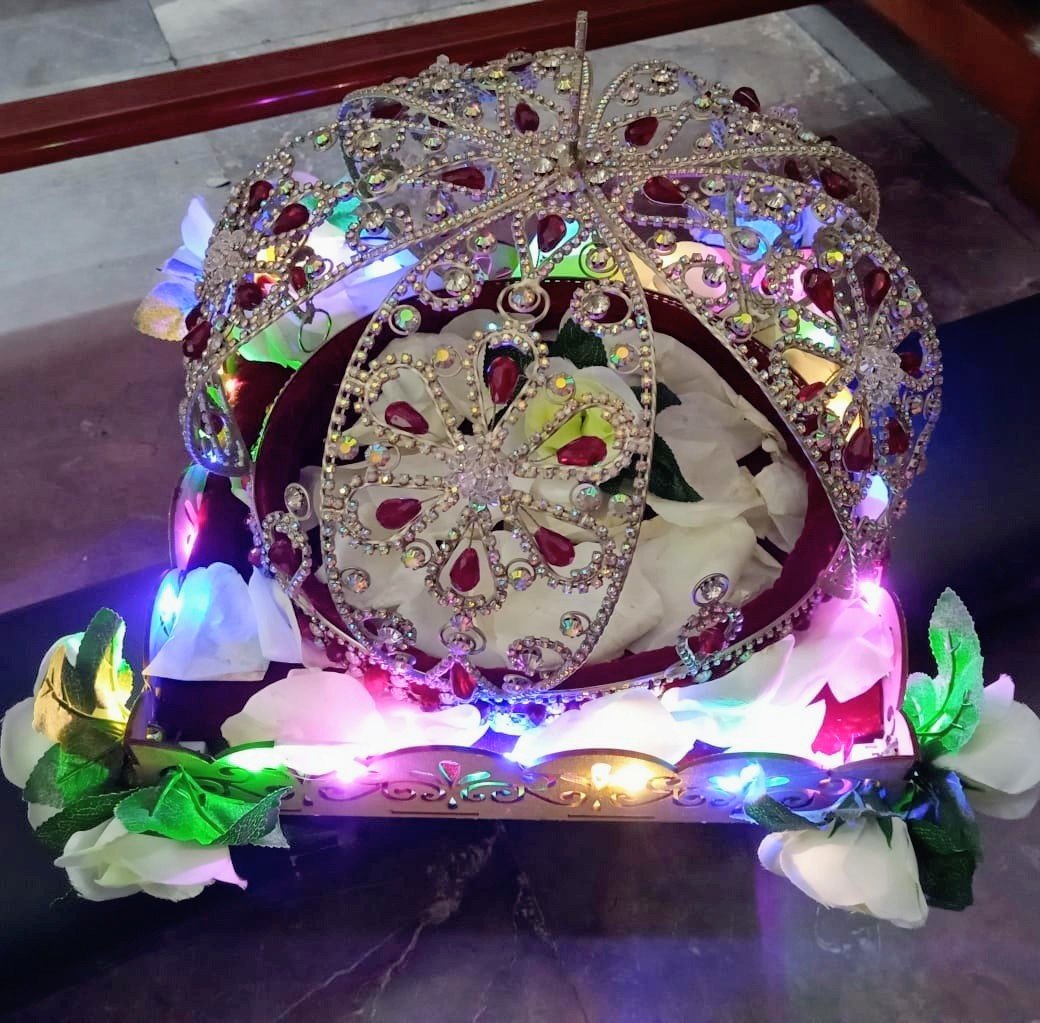 Roban la corona de Cristo Rey, en parroquia de Huatusco