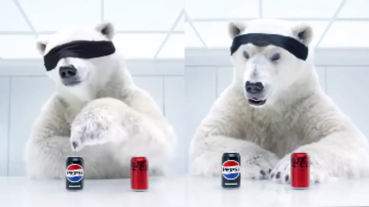 Pepsi revive guerra publicitaria con Coca-Cola (y traumatizó a un oso polar en el proceso)
