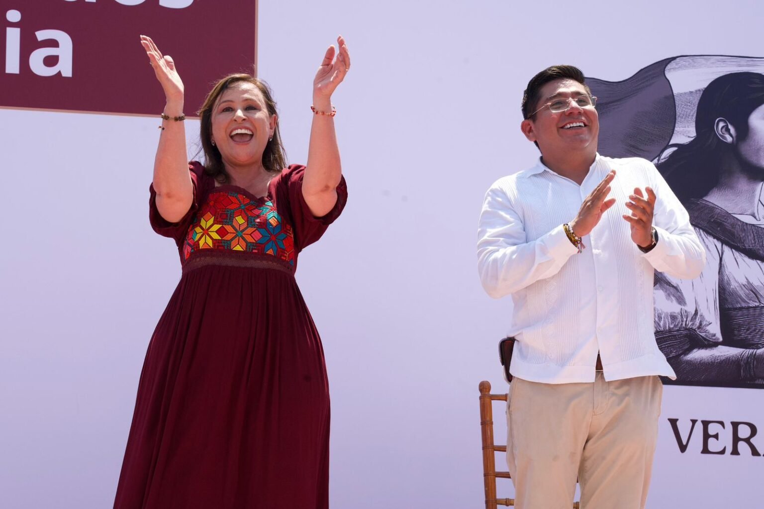 Rocío Nahle refrenda respaldo a Sheimbaum: «México no es botín para tentación de nadie»
