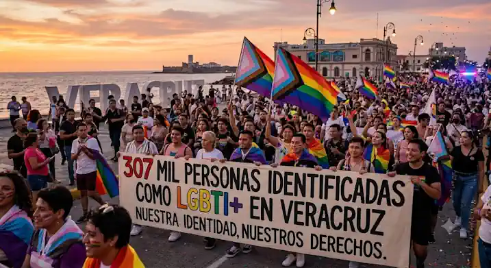 En Veracruz, 307 mil personas se identifican como parte de la comunidad LGTBI+